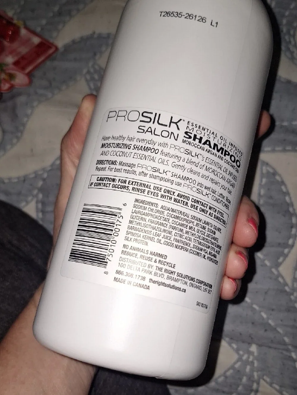 Pro Silk Salon Moisturizing Shampoo — White (Moroccan Argan & Coconut)